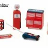 Muscle Shop Tools Caltex, Red With Blue - Greenlight 13159 - 1/64 Scale Diecast Model Toy Car -Outlet diecast-movie-tv-cars Store 13159 GL Muscle Shop Tools 164 1 AZ 67742.1610379649.386.513