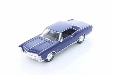 1965 Buick Riviera Grand Sport Hard Top, Blue - Welly 24072/4D - 1/24 Scale Diecast Model Toy Car 3 1965 Buick Riviera Grand Sport Hard Top, Blue - Welly 24072/4D - 1/24 Scale Diecast Model Toy Car