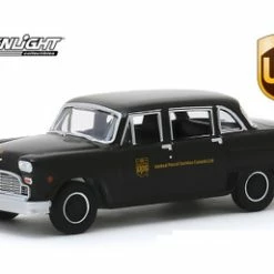 1975 Checker Taxi Cab Parcel Delivery, UPS - Greenlight 30128/48 - 1/64 Scale Diecast Model Toy Car