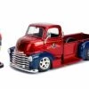 Jada Toys 1952 Chevrolet COE Pickupwith Wonder Woman Figurine, 30453 - 1/24 Scale Diecast Model Toy Car -Outlet diecast-movie-tv-cars Store 30453 JADA DC Comics Bombshells 1952 Chevy COE Pickup w Wonder Woman 124 1 AZ 97729.1610382677.386.513
