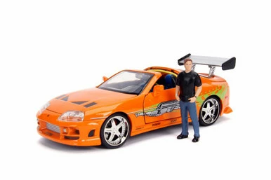 Jada Toys Toyota Supra W/Brian Figure , Buildable Model Kit, Fast & Furious - Jada 30699 - 1/24 Diecast Car 3 Jada Toys Toyota Supra W/Brian Figure , Buildable Model Kit, Fast & Furious - Jada 30699 - 1/24 Diecast Car