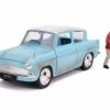 Jada Toys 1959 Ford Anglia, Harry Potter - Jada 31127 - 1/24 Scale Diecast Model Toy Car -Outlet diecast-movie-tv-cars Store 31127 JADA HWR Harry Potter 1959 Ford Anglia w HP Fig 1 AZ 56119.1610383044.386.513
