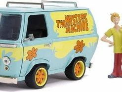 Jada Toys Scooby-Doo Mystery Machine W/Shaggy & Scooby Figures, Scooby-Doo! - Jada 31720/4 - 1/24 Diecast Car