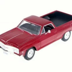 1965 Chevrolet El Camino, Red - Maisto 31977R - 1/25 Scale Diecast Model Toy Car