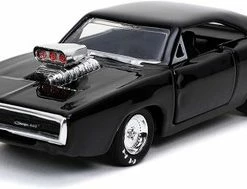ModelToyCars Dom's 1970 Dodge Charger, Black - Jada Toys 32215 - 1/32 Scale Diecast Model Toy Car
