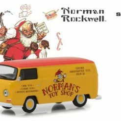 1969 Volkswagen Type 2 Panel, Norman's Toy Shop - Greenlight 37150D/48 - 1/64 Scale Diecast Car