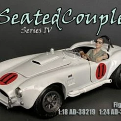 Seated Couple Series IV Figure A - American Diorama 38219 - 1/18 Figurine - Diorama Accessory