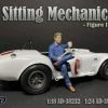 Sitting Mechanic Figure I, Blue - American Diorama 38232 - 1/18 Scale Figurine - Diorama Accessory -Outlet diecast-movie-tv-cars Store 38232 AD Sitting Mechanic I 118 1 AZ 74832.1610385017.386.513