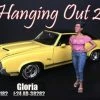 Gloria Figure, Pink With Blue - American Diorama 38282 - 1/24 Scale Figurine - Diorama Accessory -Outlet diecast-movie-tv-cars Store 38282 AD Hanging Out II Gloria 124 1 AZ 72987.1610379491.386.513