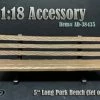 Park Bench (Set Of 2 Benches), Brown - American Diorama 38435 - 1/18 Figurine - Diorama Accessory -Outlet diecast-movie-tv-cars Store 38435 AD Accessory 5in Park Bench 118 1 AZ 70379.1610384953.386.513