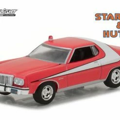1976 Ford Gran Torino Starsky And Hutch, Red - Greenlight 44780A/48 - 1/64 Scale Diecast Car