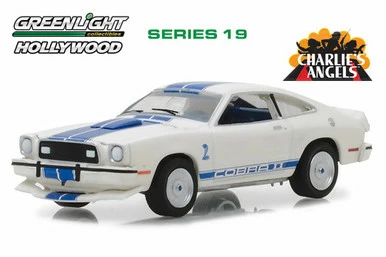 1976 Ford Mustang Cobra II, Charlie's Angels - Greenlight 44790A - 1/64 Scale Diecast Model Toy Car 3 1976 Ford Mustang Cobra II, Charlie's Angels - Greenlight 44790A - 1/64 Scale Diecast Model Toy Car