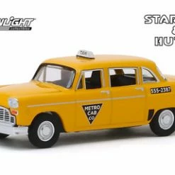 1968 Checker Taxi 'Metro Cab Co.', Starsky And Hutch - Greenlight 44855C - 1/64 Scale Diecast Car