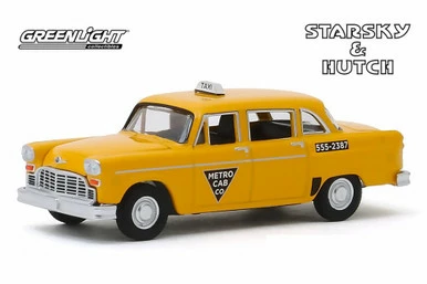 1968 Checker Taxi 'Metro Cab Co.', Starsky And Hutch - Greenlight 44855C - 1/64 Scale Diecast Car 3 1968 Checker Taxi 'Metro Cab Co.', Starsky And Hutch - Greenlight 44855C - 1/64 Scale Diecast Car