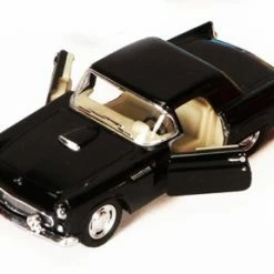 1955 Ford Thunderbird, Black - Kinsmart 5319D - 1/36 Scale Diecast Car (Brand New, But NOT IN BOX)