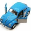 1967 Volkswagen Classical Beetle, Blue - Kinsmart 5375DY - 1/32 Scale Diecast Car (New, But NO BOX) -Outlet diecast-movie-tv-cars Store 5375DY KIT LIGHT BLUE 1967 Volkswagen VW Classic Beetle Diecast Model Toy Car th 54561.1596668156.386.513