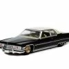 1973 Cadillac Coupe DeVille, Black And Cream - Greenlight 63010E/48 - 1/64 Scale Diecast Car -Outlet diecast-movie-tv-cars Store 63010E 48 GL California Lowriders Series 1 164 1 81299.1651241370.386.513