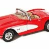 Motor Max 1959 Chevy Corvette Convertible, Red - Motormax 73216 - 1/24 Scale Diecast Model Toy Car -Outlet diecast-movie-tv-cars Store 73216 MMT RED 1959 Chevy Corvette Convertible Diecast Model Toy car AZ 59900.1591916769.386.513