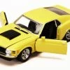 Motor Max 1970 Ford Mustang Boss 429, Yellow - Showcasts 73303 - 1/24 Diecast Model Car (New, But NO BOX) -Outlet diecast-movie-tv-cars Store 73303 mmt yellow sc 1970 ford mustang boss 429 diecast model toy car az 61472.1613146189.386.513