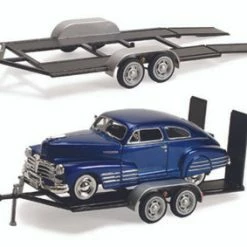 Motor Max Trailer Car Carrier - Motormax 76001 - 1/24 Scale Diecast Model Toy Car