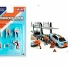 Team Transporter Crew, Multi - American Diorama 76463MJ - 1/64 Scale Figurine - Diorama Accessory -Outlet diecast-movie-tv-cars Store 76463MJ AD Figures Team Transport 164 1 05289.1625780896.386.513
