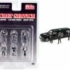 Secret Service Figurine Set, Black - American Diorama 76479MJ - 1/64 Figurine - Diorama Accessory -Outlet diecast-movie-tv-cars Store 76479mj ad black secret service figurine set diecast toy car 1 21260.1674678871.386.513