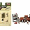 Figures Set Lady Mechanic, MultiAmerican Diorama 76484MJ 1/64 Scale Figurine Diorama Accessory