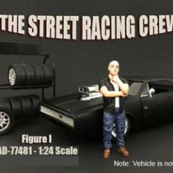 Street Racing Crew Figure #1 - American Diorama 77481 - 1/24 Scale Diecast Model Toy Car