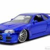 Jada Toys Fast & Furious Brian's Nissan Skyline GT-R, Candy- Toys 97173 - 1/24 Scale Diecast Model Toy Car -Outlet diecast-movie-tv-cars Store 97173 JADA Brians Nissan Skyline GT R 124 1 az 29097.1595028430.386.513
