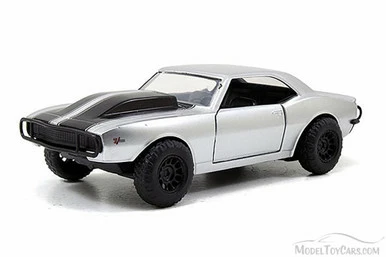 Fast & Furious Roman's Chevy Camaro, Silver - Jada Toys 97186 - 1/32 Scale Diecast Model Toy Car 3 Fast & Furious Roman's Chevy Camaro, Silver - Jada Toys 97186 - 1/32 Scale Diecast Model Toy Car