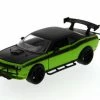 Jada Toys Fast & Furious Letty's 2011 Dodge Challenger SRT8 Hard Top, Green With Black - JADA 97232 - 1/24 Scale Diecast Model Toy Car (Brand New, But NOT IN BOX)