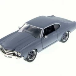 Jada Toys 1970 Dom's Chevy Chevelle SS, Primer Gray - Jada 97308 - 1/24 Scale Diecast Car (New, But NO BOX)