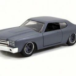 Jada Toys Dom's Chevy Chevelle SS, Primer Grey - JADA 97379 - 1/32 Scale Diecast Model Toy Car