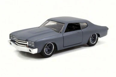 Jada Toys Dom's Chevy Chevelle SS, Primer Grey - JADA 97379 - 1/32 Scale Diecast Model Toy Car 3 Jada Toys Dom's Chevy Chevelle SS, Primer Grey - JADA 97379 - 1/32 Scale Diecast Model Toy Car