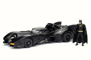 Jada Toys 1989 Batmobile W/ Batman Figure, Black - Jada 98260 - 1/24 Scale Diecast Model Toy Car 3 Jada Toys 1989 Batmobile W/ Batman Figure, Black - Jada 98260 - 1/24 Scale Diecast Model Toy Car