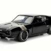 Jada Toys Dom's Plymouth GTX, Black - Jada 98300 - 1/32 Scale Diecast Model Toy Car -Outlet diecast-movie-tv-cars Store 98300 jada black ff doms plymouth gtx 132 1 az 32975.1637363563.386.513