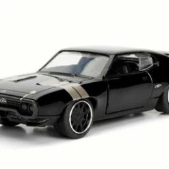 Jada Toys Dom's Plymouth GTX, Black - Jada 98300 - 1/32 Scale Diecast Model Toy Car