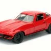 Jada Toys Letty's Chevrolet Corvette F8 Fate Of Furious, Red - Jada 98306 - 1/32 Scale Diecast Model Toy Car -Outlet diecast-movie-tv-cars Store 98306 JADA RED FF Lettys Chevy Corvette 132 1 AZ 98611.1610381917.386.513