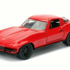 Jada Toys Letty's Chevrolet Corvette F8 Fate Of Furious, Red - Jada 98306 - 1/32 Scale Diecast Model Toy Car