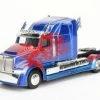 Jada Toys TRANSFORMERS 5 Optimus Prime, Blue W/Red - Jada 98398 - 1/32 Scale Diecast Model Toy Car 2 Jada Toys TRANSFORMERS 5 Optimus Prime, Blue W/Red - Jada 98398 - 1/32 Scale Diecast Model Toy Car -Outlet diecast-movie-tv-cars Store 98398 jada t5 optimus prime 132 1 az 46477.1621623481.386.513