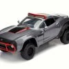 Showcasts Letty's Rally Fighter, Gray W/Red - Jada 98433 - 1/24 Scale Diecast Model Toy Car -Outlet diecast-movie-tv-cars Store 98433 JADA GRAY FF Lettys Rally Fighter 124 1 AZ 67303.1610384922.386.513