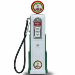 Lucky Road Signature Digital Gas Pump Eagle 1, White - Yatming 98611 - 1/18 Scale Diecast Model