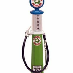 Lucky Road Signature Cylinder Gas Pump Magnolia, Green - Yatming 98742 - 1/18 Scale Diecast Model
