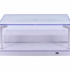 Jada Toys Acrylic LED Display Case With Removable Riser-9902W - 1/24 Scale Display Case For Diecast Cars