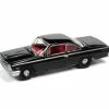 1962 Chevy Bel Air Bubbletop, Tuxedo Black - Johnny Lightning JLSP187/24B - 1/64 Scale Diecast Car -Outlet diecast-movie-tv-cars Store JLSP187 24B R2 2021 Classic Gold R4 1962 Chevy Bel Air Bubbletop 164 1 08785.1654187876.386.513