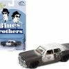 1974 Dodge Monaco "Bluesmobile", The Blues Brothers - Johnny Lightning JLSP215 - 1/64 Diecast Car -Outlet diecast-movie-tv-cars Store jlsp215 jl black 1974 dodge monaco bluesmobile the blues brothers diecast toy car 1 48549.1648141567.386.513